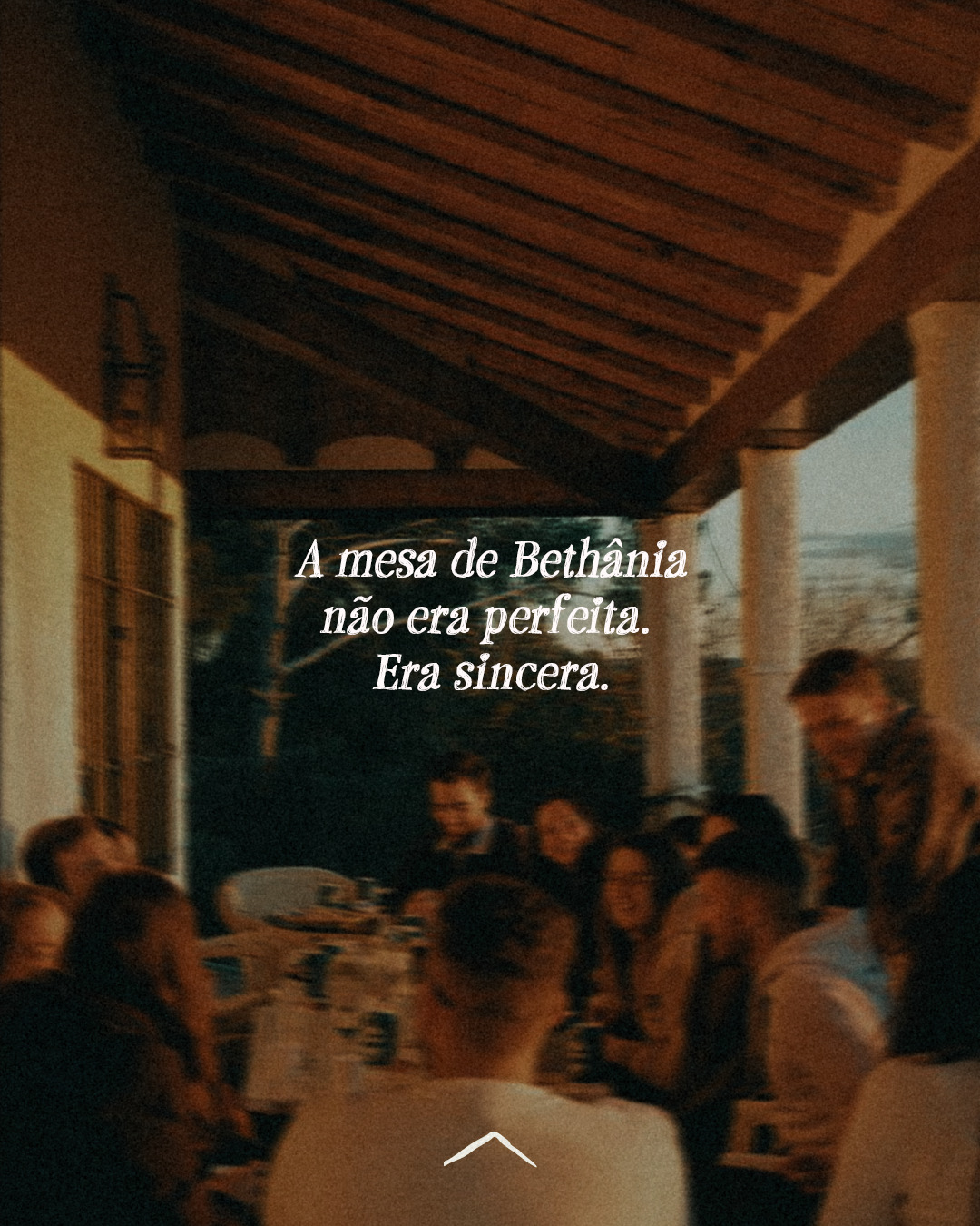 Reflexão — a mesa de Bethânia